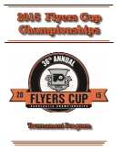 2015 Flyers Cup Tournament History Program